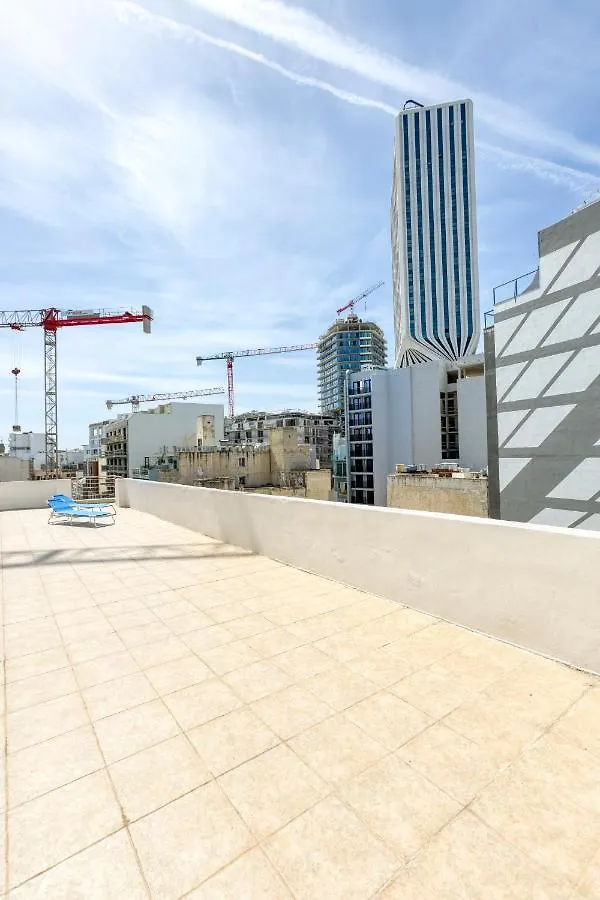 Apartmán 1Br Penthouse With Large Private Terrace In Pv By 360 Estates Saint Julian's