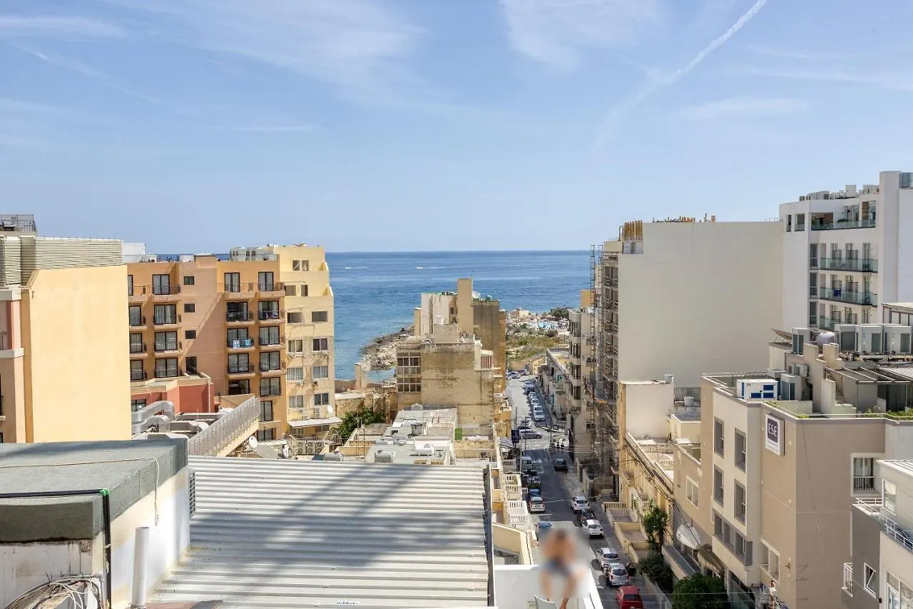 Apartmán 1Br Penthouse With Large Private Terrace In Pv By 360 Estates Saint Julian's 0*,